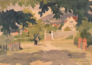 Pierre Adolphe Valette - Une balade dans l\'après-midi