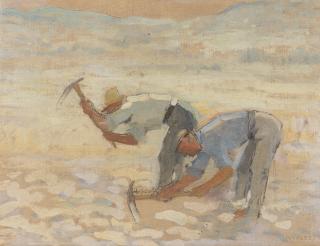 Pierre Adolphe Valette - Viticulteurs au travail