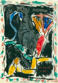 Pierre Alechinsky - „A toute vapeur“.