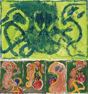 Pierre Alechinsky - Astéroïde Avalé