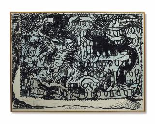 Pierre Alechinsky - Baleine Baltique