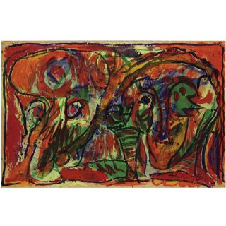 Pierre Alechinsky - Belgian Jamais Plus