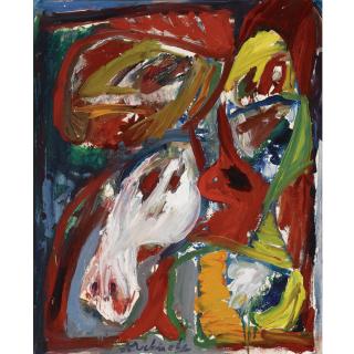 Pierre Alechinsky - Belgian je Ferme Les Yeux