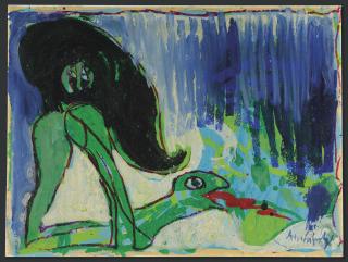 Pierre Alechinsky - Cache-telé (Hidden Television)