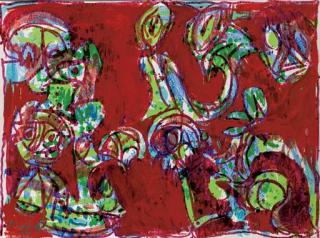 Pierre Alechinsky - Circulation interdite rue des Belles-feuilles