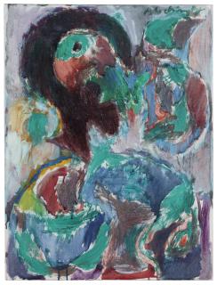 Pierre Alechinsky - Cosmonaute Inculte (Uncultivated Cosmonaut)