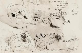 Pierre Alechinsky - Dans le miroir