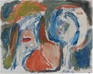 Pierre Alechinsky - Devant L\'Une, L\'Autre