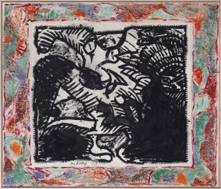 Pierre Alechinsky - Entièrement peint à la main (Entirely Painted by Hand)