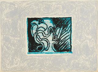 Pierre Alechinsky - Espionne, 1970