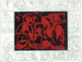 Pierre Alechinsky - Facteur Rhésus (Rivière 342)