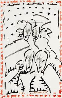 Pierre Alechinsky - Flora Danica (VII)