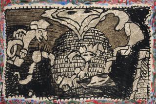 Pierre Alechinsky - La mine de bois-brûlé