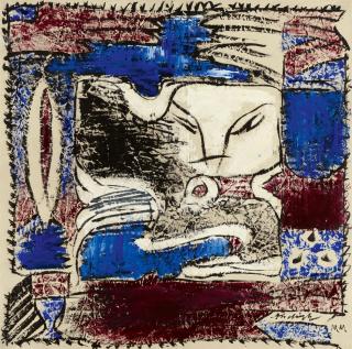 Pierre Alechinsky - Le blanc manger