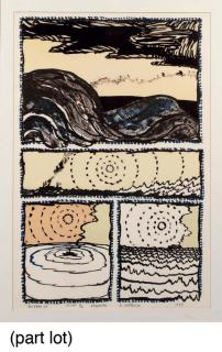 Pierre Alechinsky - Le Volturno I, II and III