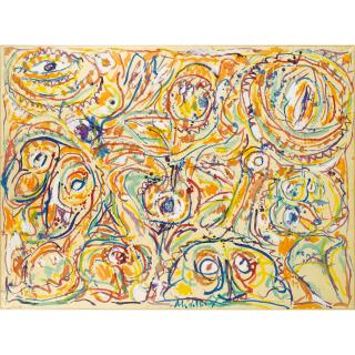 Pierre Alechinsky - Lecture Entre Les Lignes