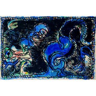 Pierre Alechinsky - L\'Oreille Bleue