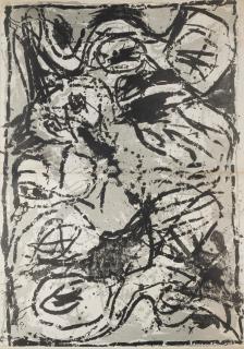 Pierre Alechinsky - Macro litho 1967