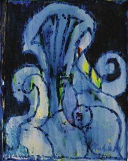 Pierre Alechinsky - Mont Bleu