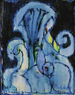 Pierre Alechinsky - Mont Bleu