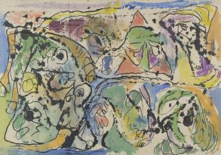 Pierre Alechinsky - Old Garden