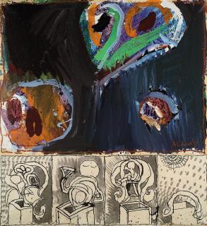 Pierre Alechinsky - Par la Cheminée