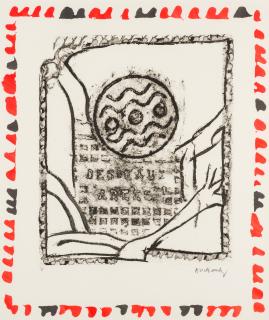 Pierre Alechinsky - Pièce du mobilier urbain, 1987