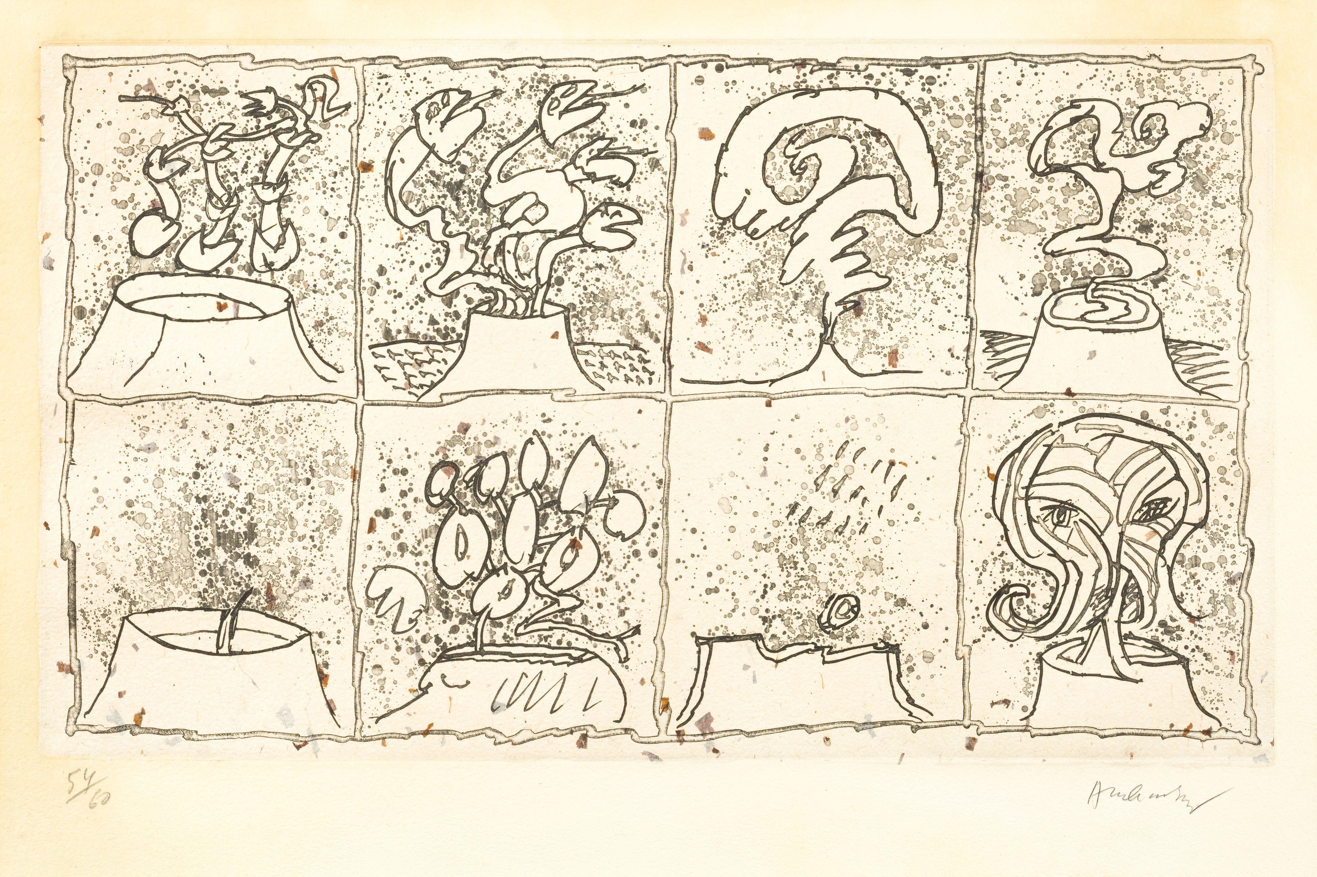 Pierre Alechinsky - Sans titre from Vulcanalyses, 1971