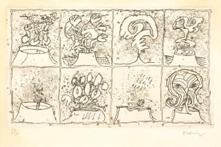 Pierre Alechinsky - Sans titre from Vulcanalyses, 1971