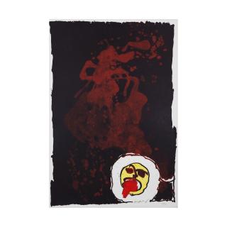 Pierre Alechinsky - Tireur de langue, 1974