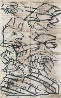 Pierre Alechinsky - Untitled