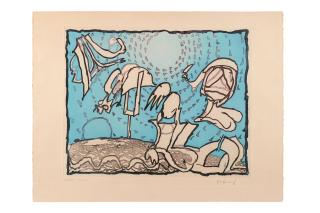 Pierre Alechinsky - Waterloo, 1969