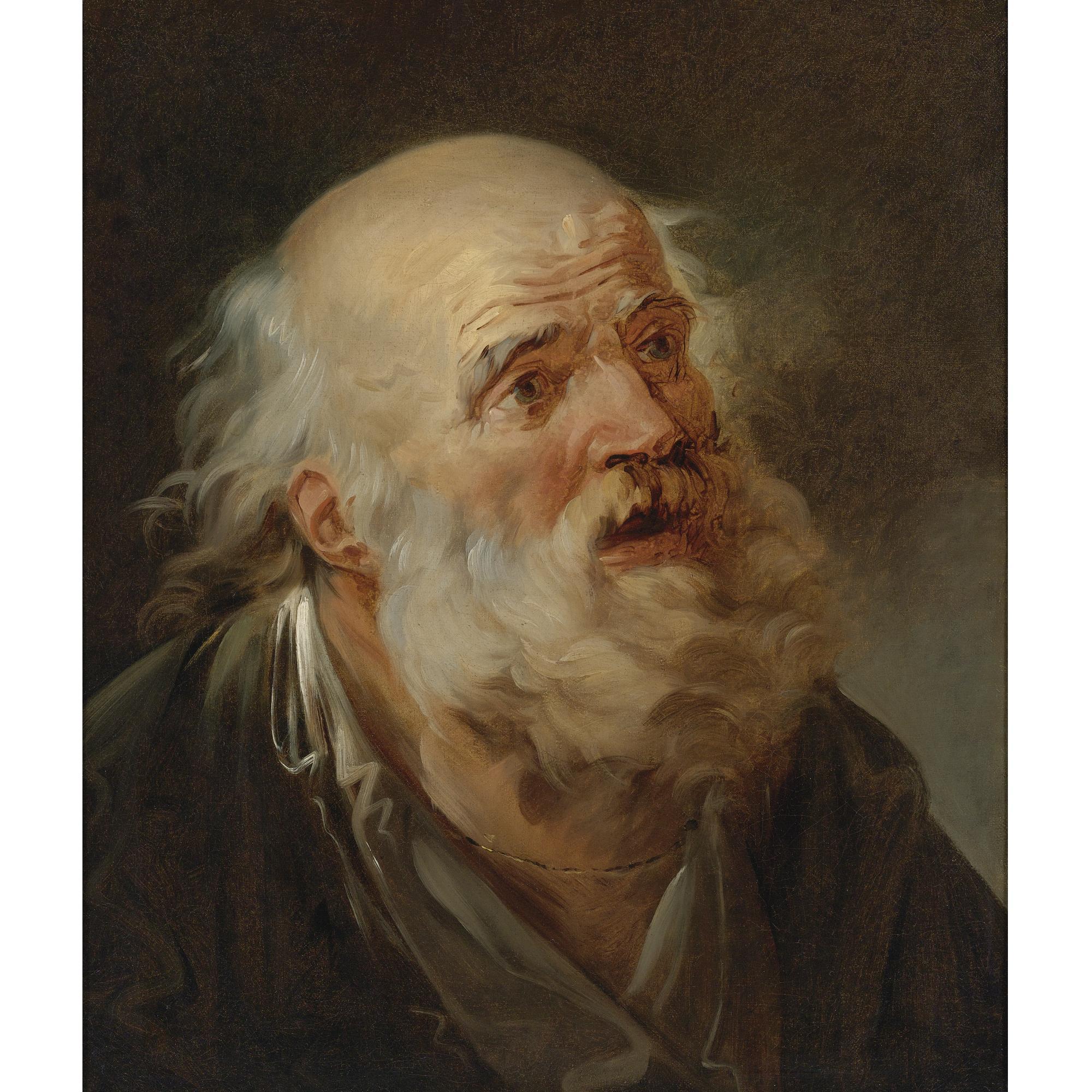Pierre-Alexandre Wille - Head Of An Old Man