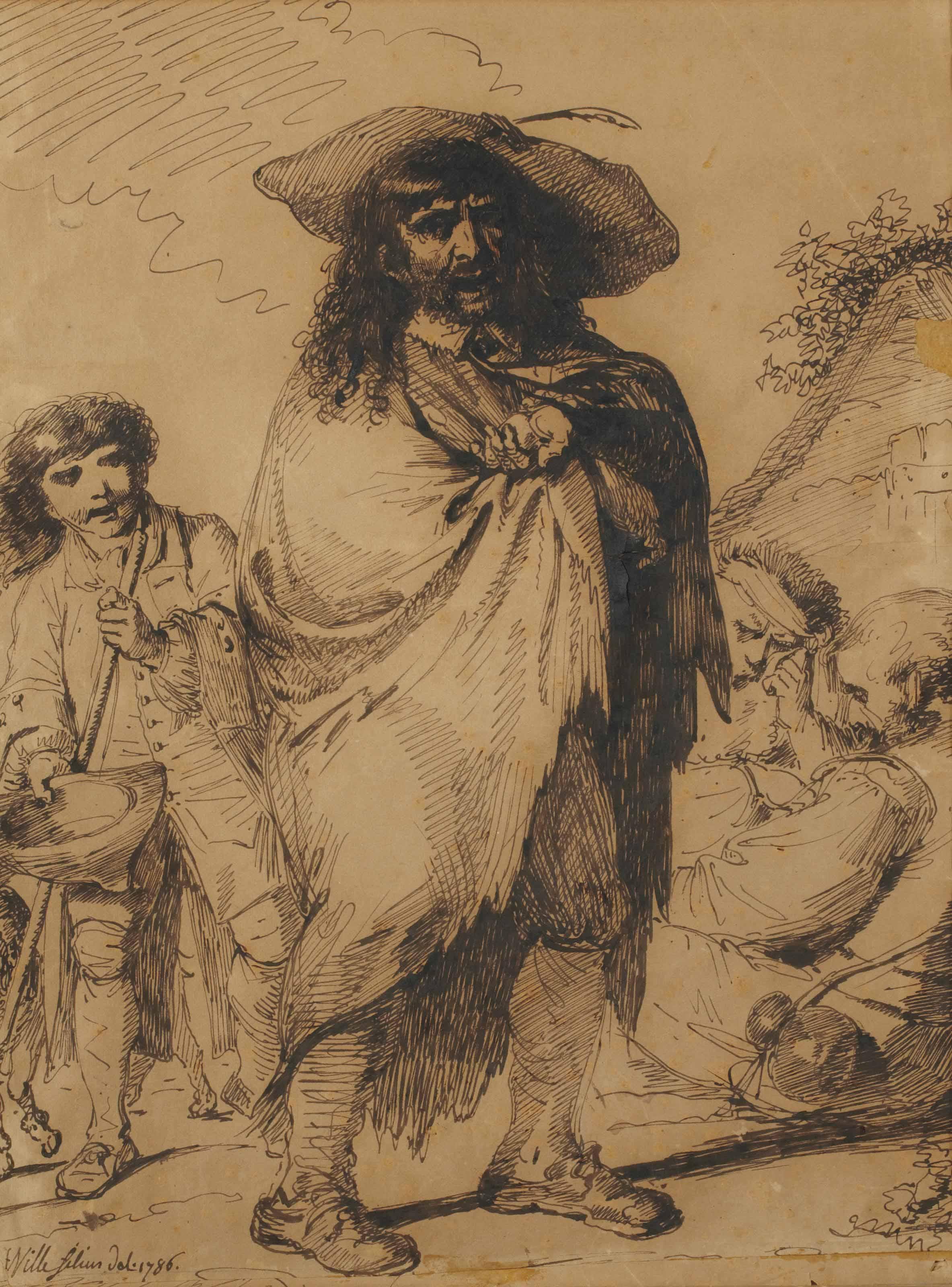 Pierre-Alexandre Wille - Mendiants