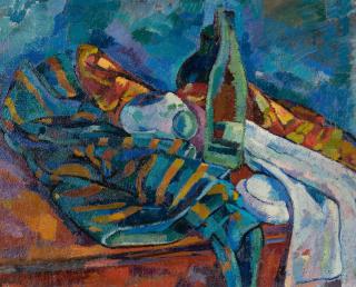 Pierre Ambrogiani - Nature morte aux draperies