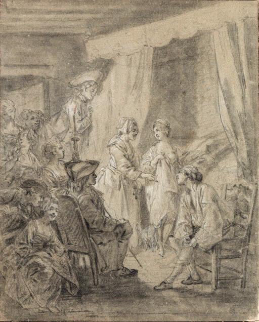 Pierre-Antoine Baudouin - Le Coucher de la Mariée