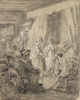 Pierre-Antoine Baudouin - Le Coucher de la Mariée