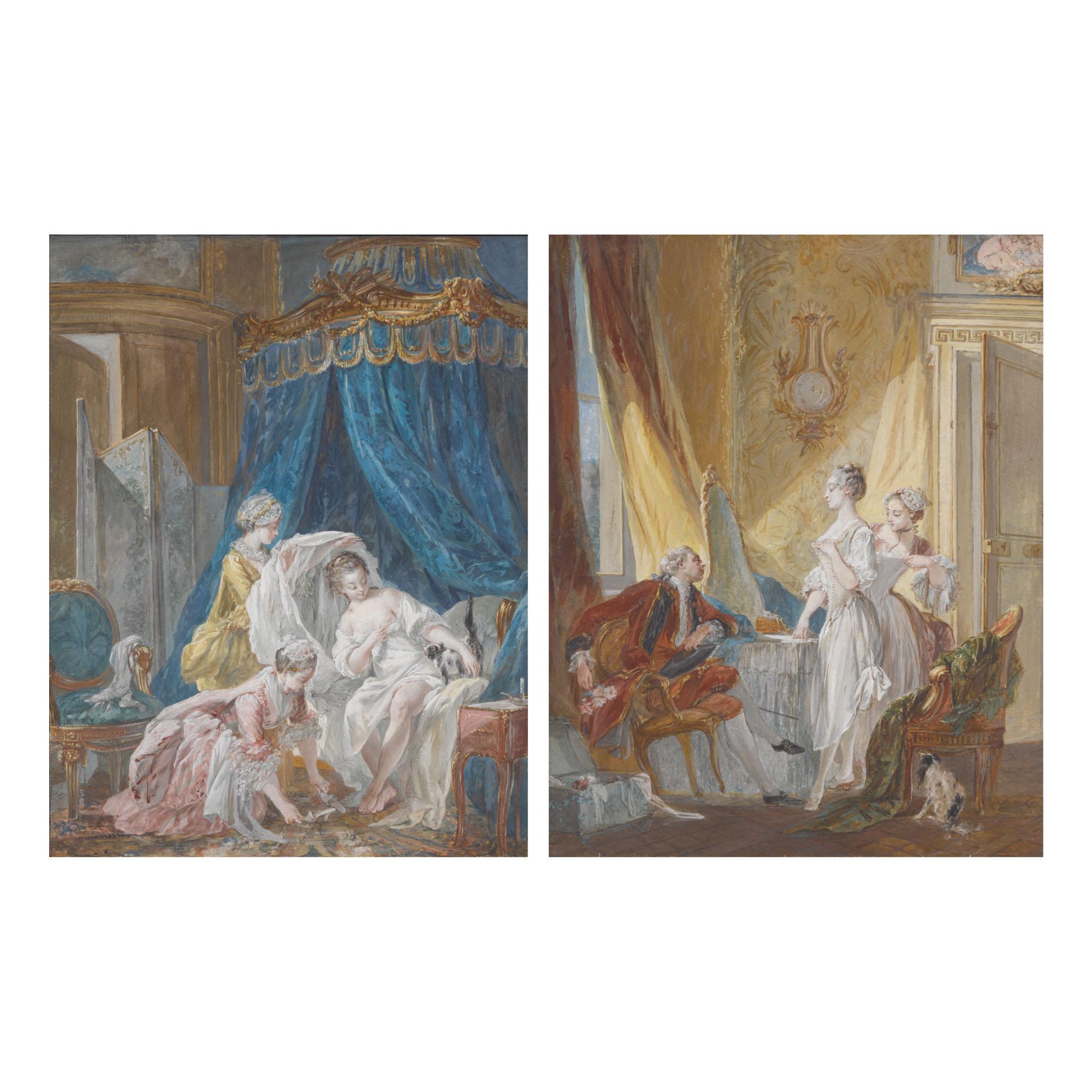 Pierre Antoine Baudouin - Le Lever, La Toilette