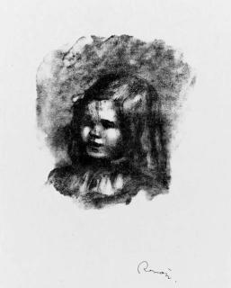 Pierre-August Renoir - Claude Renoir, Tourné à gauche: from Douze Lithographies originales de Pierre-August Renoir