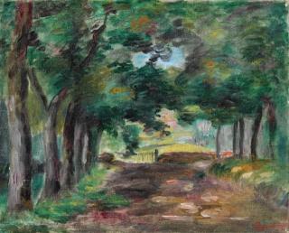 Pierre-Auguste Renoir - Allée d\'arbres (Allée à Cagnes)