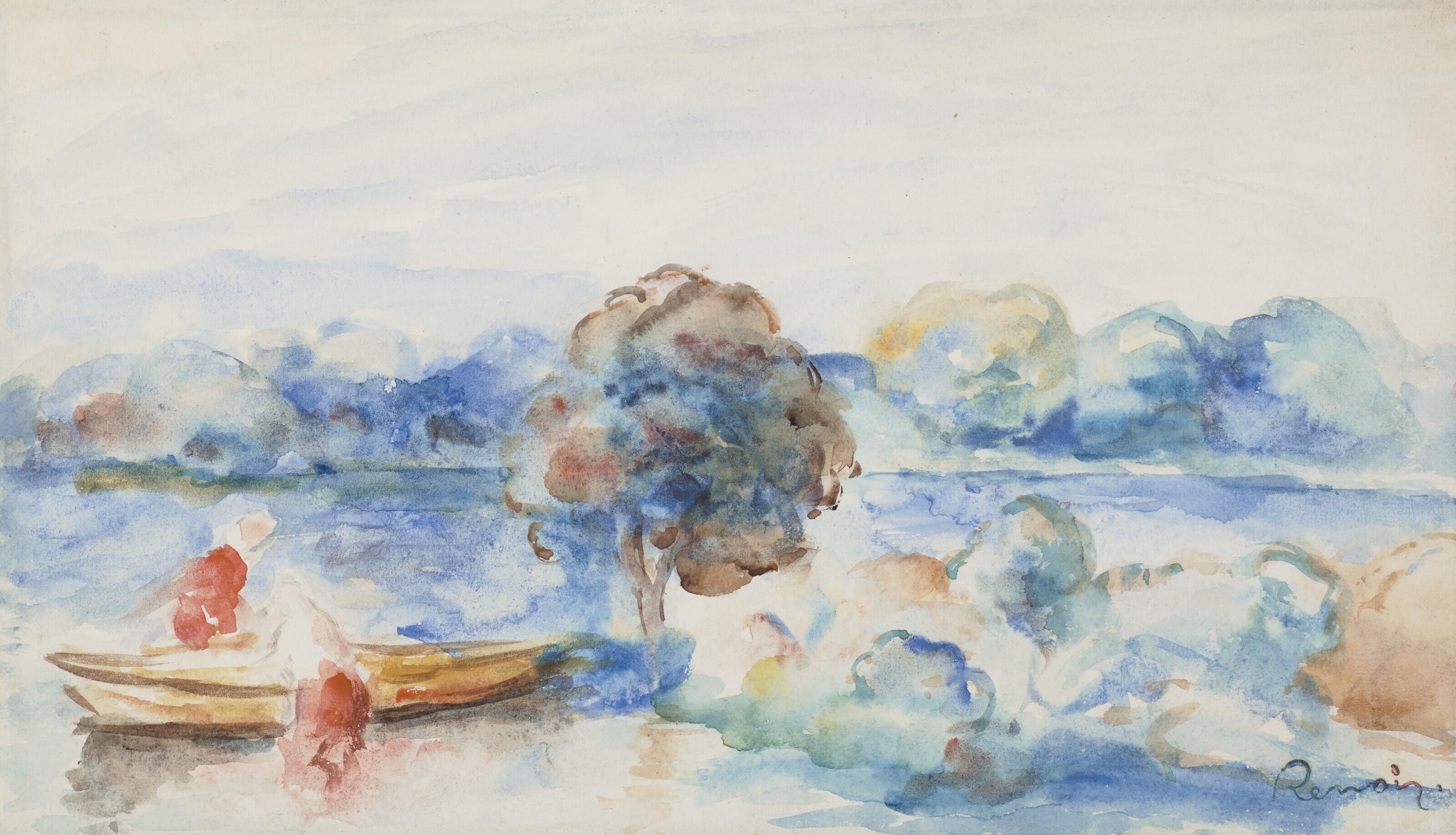 Pierre-Auguste Renoir - Au bord de l\'eau