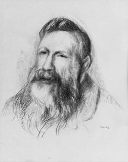 Pierre-Auguste Renoir - Auguste Rodin (Delteil; Stella 49)