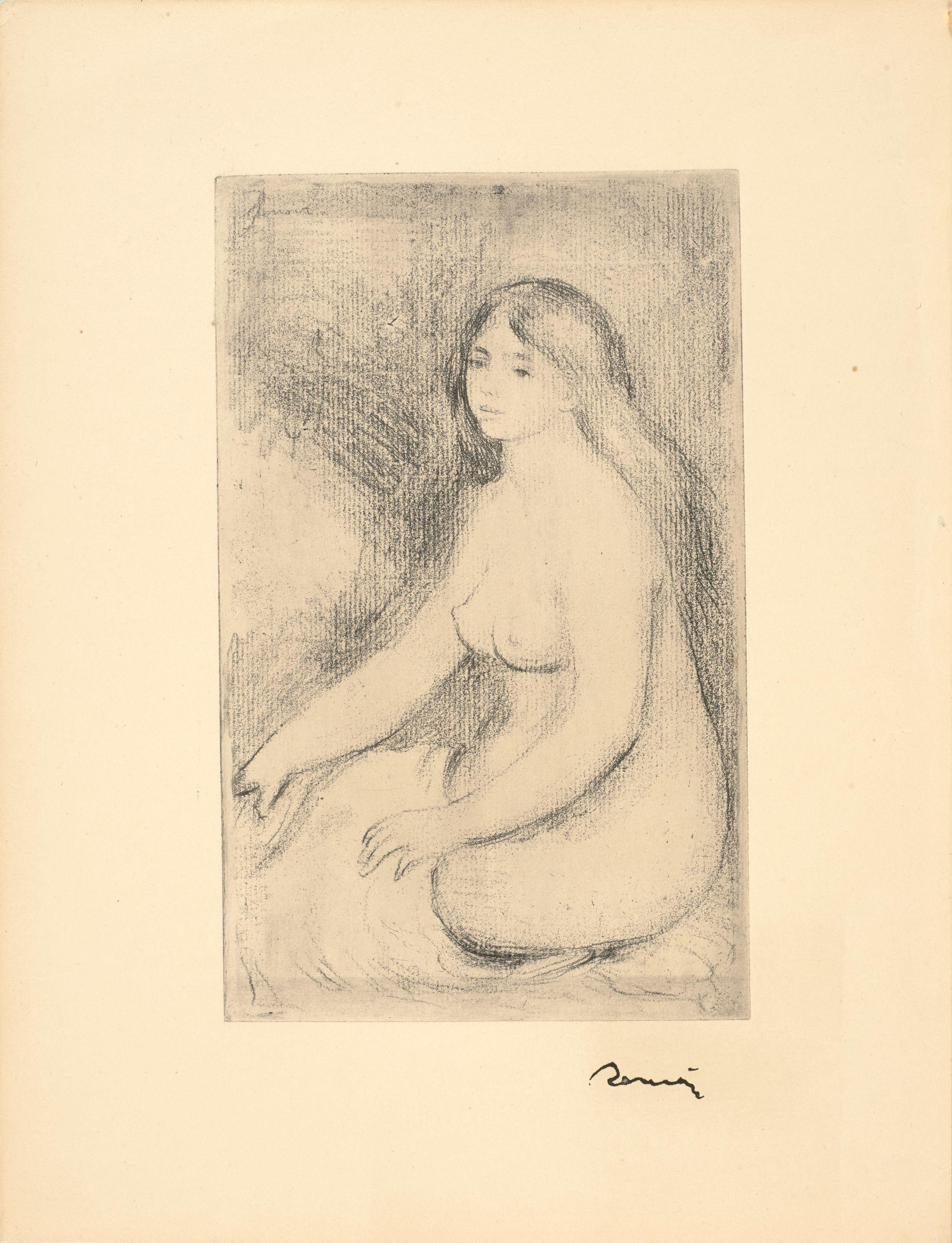 Pierre-Auguste Renoir - Baigneuse assise