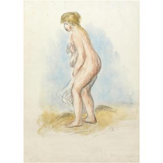 Pierre-Auguste Renoir - Baigneuse Debout, En Pied (Stella 28)