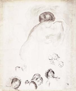 Pierre-Auguste Renoir - Baigneuse s\'essuyant