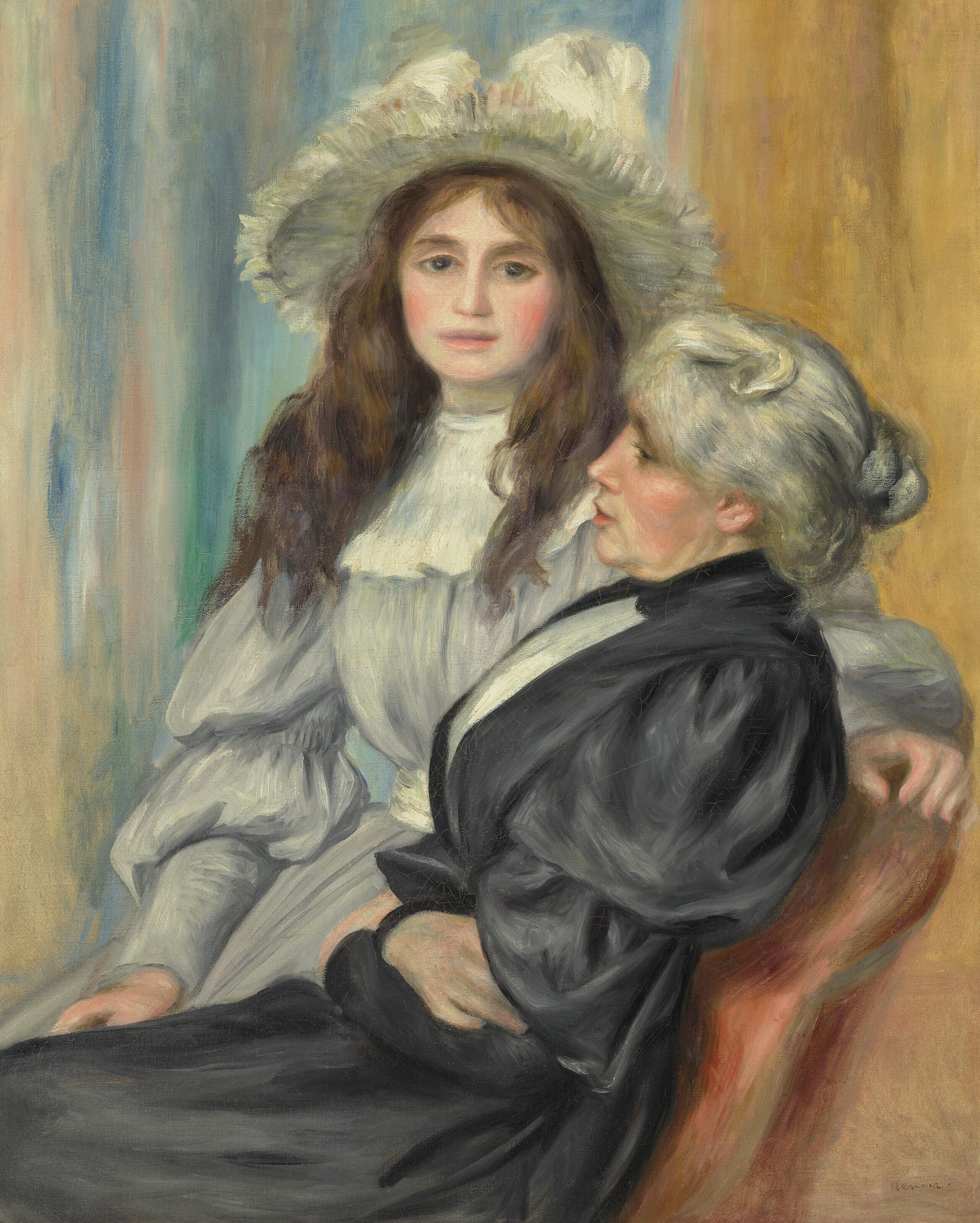 Pierre-Auguste Renoir - Berthe Morisot et sa fille, Julie Manet