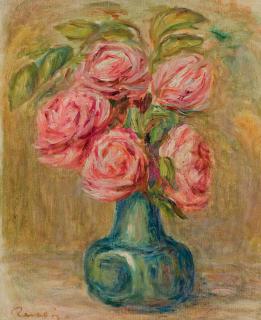Pierre-Auguste Renoir - Bouquet de roses