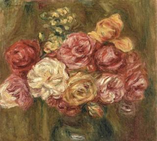 Pierre-Auguste Renoir - Bouquet de roses