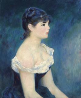 Pierre-Auguste Renoir - Buste de femme, de profil