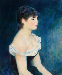 Pierre-Auguste Renoir - Buste de femme, de profil